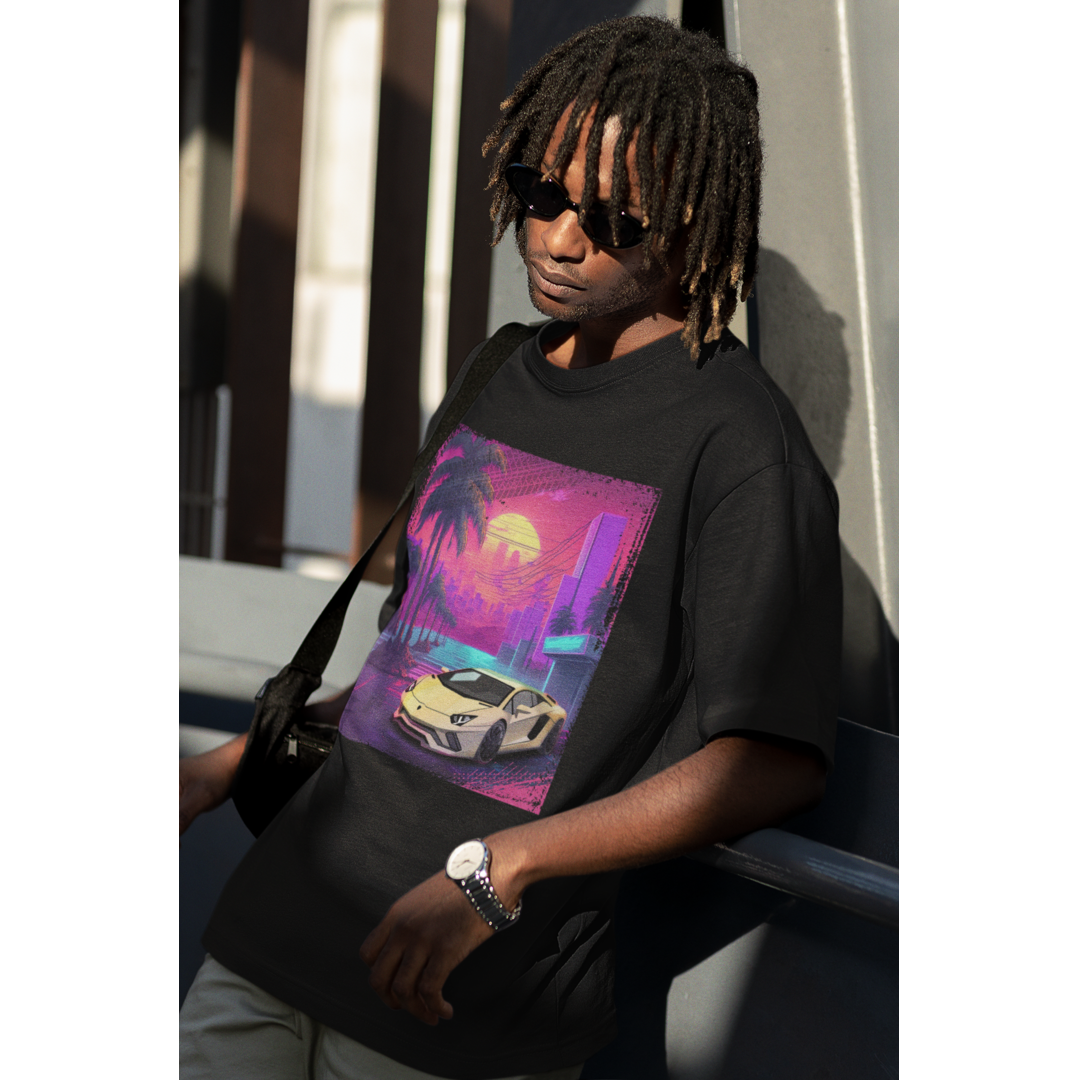 Sunset - oversized Shirt